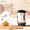 Lifelong LLMG23 Power Pro 500-Watt Mixer Grinder with 3 Jars (Liquidizing, Wet Grinding and Chutney Jar), Stainless Steel blades, 1 Year Warranty (Black)