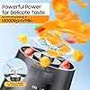 SHAYONAM Portable Blender, USB Rechargeable Mini Juicer Blender,Electric Bottle Grinder Mixer, Personal Size for Juices, Shakes and Smoothies,Fruit Juicer Machine(Multi Color,380 ml)