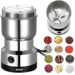Click to see full view      4+ EULTUR Mixer Grinder 750 Mini Mixer Grinder Small Size Electric Coffee & Spice Grinder - Stainless Steel Portable Mixer for Masala Herbs Dry Spices & Nuts Heavy Duty for Home Kitchen (1Year Warranty)