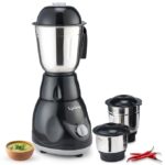Lifelong LLMG23 Power Pro 500-Watt Mixer Grinder with 3 Jars (Liquidizing, Wet Grinding and Chutney Jar), Stainless Steel blades, 1 Year Warranty (Black)