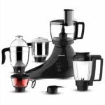 Butterfly Vertex 750W Food Processor With 5 Jars - 3 SS, 1 Juicer, 1 Processor Bowl | Atta Kneader, Vegetable Chopper | Dual Shell With Air Gap Cooling Technology | 2 Year Warranty | Black